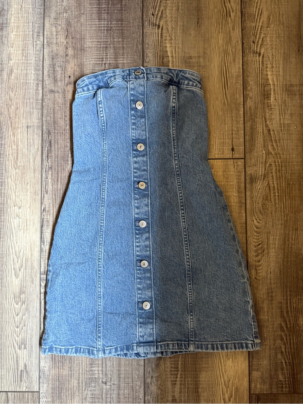 Abercrombie & Fitch Denim Tube Dress
